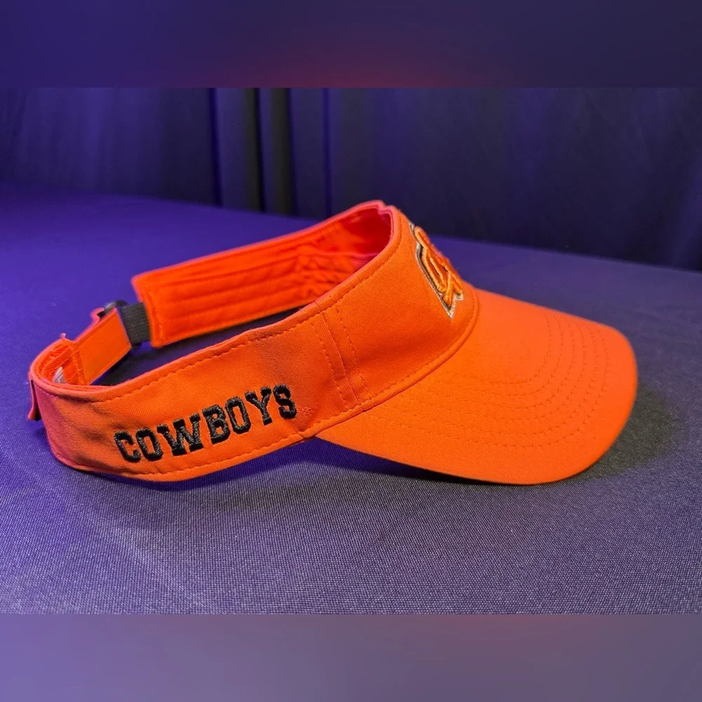 Stitched On Top of the World OSU Bright Orange Visor NWT
